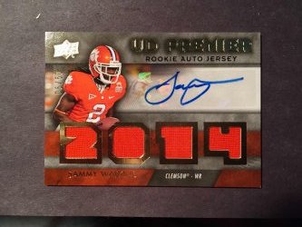 2014 Upper Deck SPx #25 Sammy Watkins "UD Premier Autographed Jersey" (06/50)