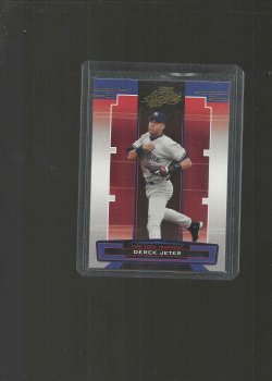 2005 Playoff absolute memorabilia derek jeter base card