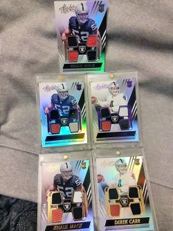 2014 Panini Absolute Khalil Mack/Derek Carr Rookie Tools of the Trade