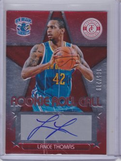 2012-13 Panini Totally Certified Lance Thomas Red