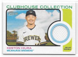 2022 Topps Topps Heritage Clubhouse Collection Relics Keston Hiura
