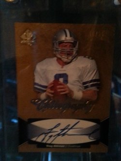 2000 SP Authentic Troy Aikman