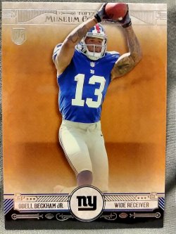 2014 Topps Museum Collection Odell Beckham Rookie Cooper Parallel