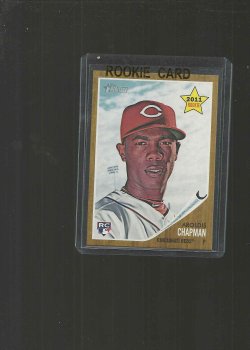 2011 Topps TOPPS HERITAGE AROLDIS CHAPMAN BASE RC