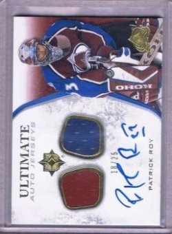 2010 Upper Deck Ultimate Patrick Roy Ultimate Auto Jerseys UAJ-PR