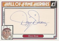 2015  Custom Hall of Fame Heroes Autographs Dizzy Dean