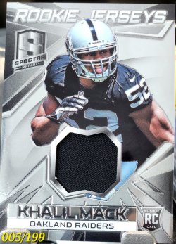 2014 Panini Spectra Khalil Mack Rookie Jerseys