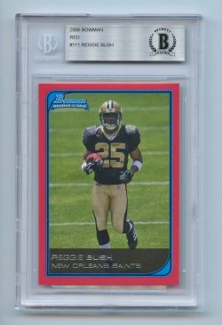 : 2006 Topps Reggie Bush Saints/Lions Red Hot Rookies