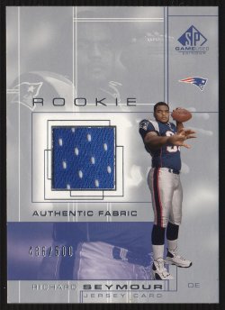 2001  SP Game Used Richard Seymour