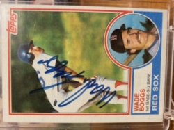 1983 Topps ip auto wade boggs