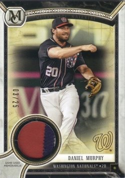  Topps Museum Collection Patch Daniel Murphy