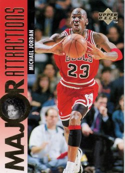 1995 Upper Deck  Michael Jordan Major Attractions