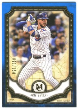 2018 Topps Museum Collection Sapphire Kris Bryant