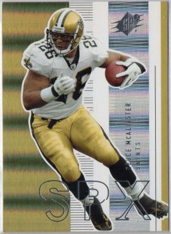 Deuce McAllister NFL Memorabilia, Deuce McAllister Collectibles