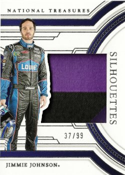 2024 Panini National Treasures Silhouettes (firesuit) Jimmie Johnson