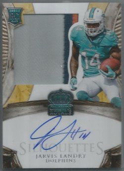 2014 Panini Crown Royale Jarvis Landry Rookie Silhouettes RPS