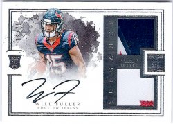 2016 Panini Impeccable Will Fuller Elegance Helmet Jersey Auto RC