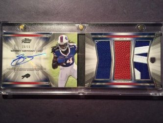 2014 Topps Prime #PIII-SW Sammy Watkins "Prime III Auto. Relics Book" RC (15/15)