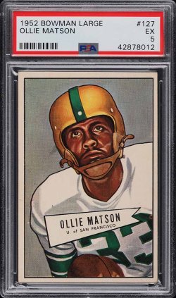 1952 Bowman  Ollie Matson