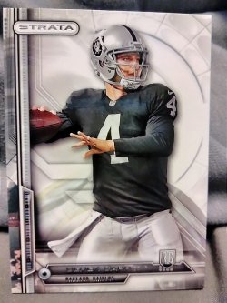 2014 Topps Fire Derek Carr RC Jersey