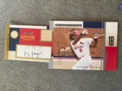 2004 Fleer genuine insider albert pujols