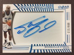 2015-16  Clear Vision Shaquille ONeal Auto /112