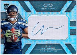 2016 Panini Infinity CJ Prosise Infinity Rookie Autograph