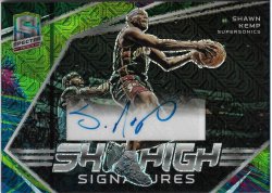 2022-23 Panini Spectra Sky High Signatures Meta Shawn Kemp #ed 14/25