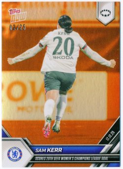 2025-26 Topps Now Orange Sam Kerr