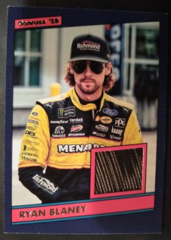 2019 Donruss 1986 Style Tire Relic Ryan Blaney