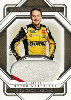 2023 Panini National Treasures Racing (shoe) Christopher Bell