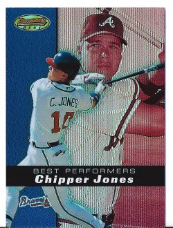 2000 Bowman Best Best Performers Chipper Jones