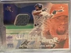 2001 Fleer ex  bagwell wall of fame relic