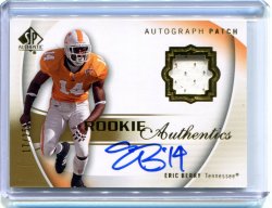 2010 Upper Deck SP Authentic Eric Berry Gold RPA