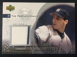 2002 Upper Deck Peoples Choice Game Jersey Andy Pettitte