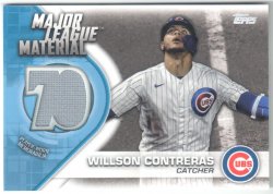 2021 Topps Major League Material Relics Willson Contreras