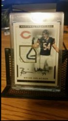 2016 Panini National treasures  Brian urlacher reebok logo patch auto 1 of 1