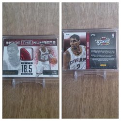 12-13  Panini prestige  kyrie irving inside the numbers prime 