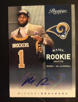 2012 Panini Prestige Michael Brockers Autographed RC