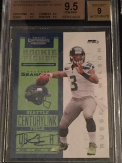 2012 Panini Panini Contenders #225B Russell Wilson AU SP/25*