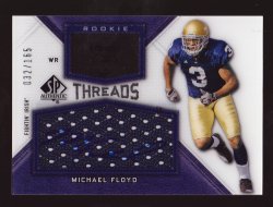 2012 Upper Deck SP Threads Michael Floyd