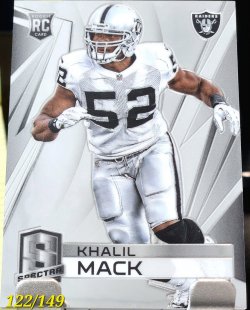 2014 Panini Spectra Khalil Mack Rookie Card