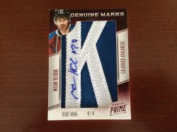 2013 Panini Prime Milan Hejduk Genuine Marks