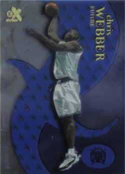 1999-00 Skybox E-X Essential Credentials Future Chris Webber #ed 8/26