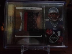    Randy Moss 2007 Leaf Limited patches /10