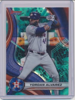    Yordan Alvarez 2024 Bowmans Best Aqua Lava Refractor /199