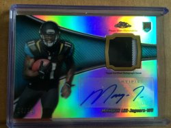 2014 Topps Chrome Marqise Lee Rookie Patch Autograph