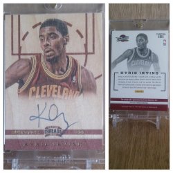 12-13 Panini threads kyrie irving rookies