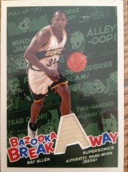 2004-2005 Topps Bazooka Ray Allen [Breakaway] #BA-RA