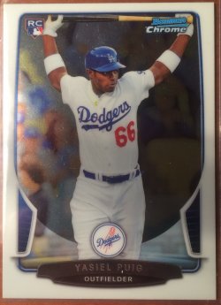 2013 Bowman Chrome Yasiel Puig